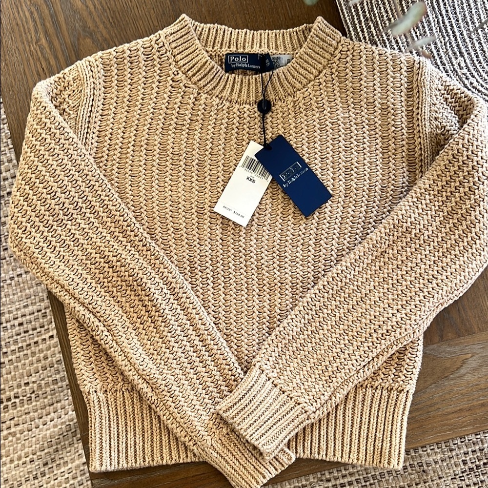 Polo Ralph Lauren Tan Knit Sweater